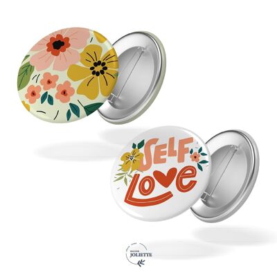 Floraison - Lot de 2 badges #12