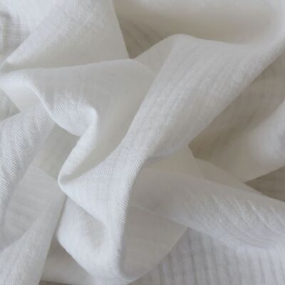 Tessuto di cotone quadrato - Bianco sporco