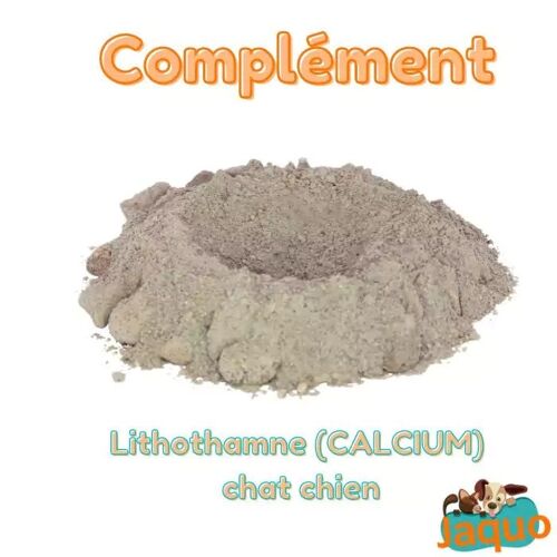 Poudre Lithothamne (Calcium) pour chien et chat -sachet de 100g