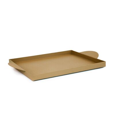 BEIGE METAL TRAY HF