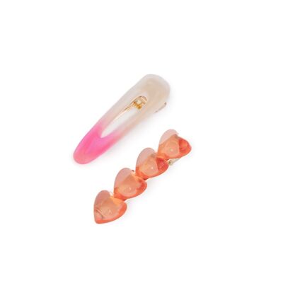 PACK OF 2 PINK CLIPS HF