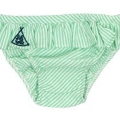 Maillot de bain rayé vert Juliette