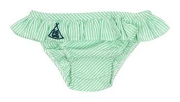 Maillot de bain rayé vert Juliette 1