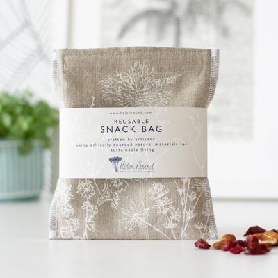 Reusable Snack Bag - Natural