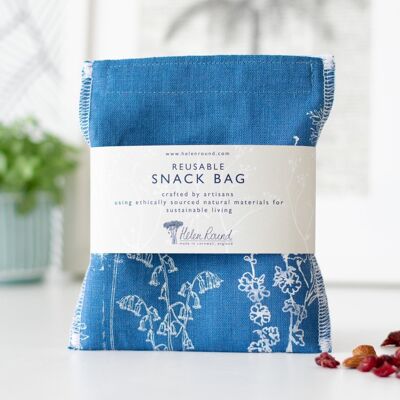 Reusable Snack Bag - Indigo Blue