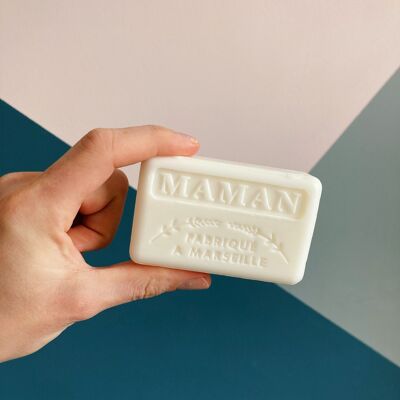 Jabón de mamá - jabón hecho a mano - hecho en Marsella - día de la madre - cumpleaños