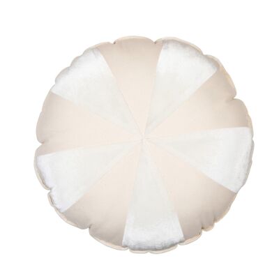 "White Candy" Patchwork Pillow