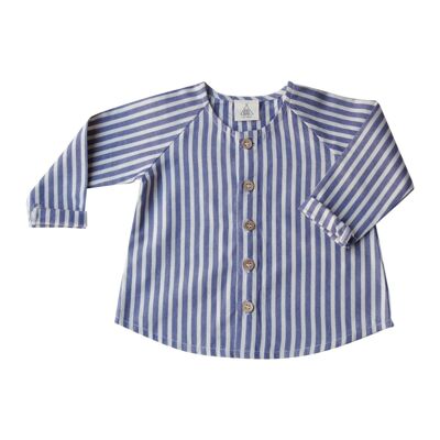 Clotaire blue striped blouse