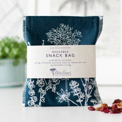 Reusable Snack Bag - Navy
