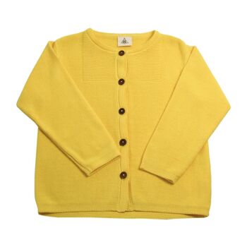 Cardigan jaune mimosa Victoire 1