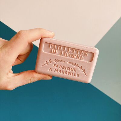 Unicorn Glitter Soap - handmade soap - Made in Marseille