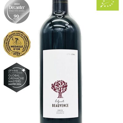 Vino tinto - Sin gas - 2021, 75cl - L'Aparté - AOP Luberon, Valle del Ródano, Francia - Vino tinto - 2021, 75cl