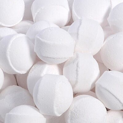 Bille de Bain Effervescente Coco 1 kg- Boules de Bain 10g pour Bain de Pieds - Bombe de bain enfant