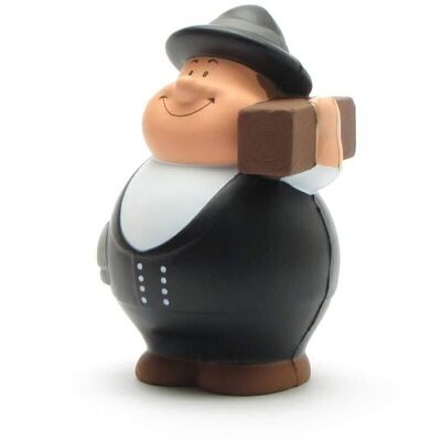 Mr. Bert - falegname Bert - palla antistress - figura schiacciata