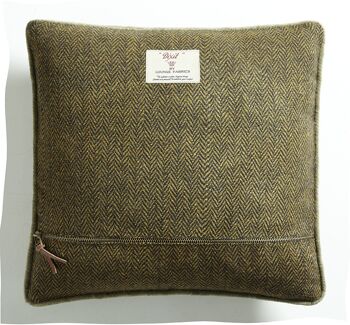 Coussin en Tweed Jaune Curry "My Side" – Lounge Fabrics 2