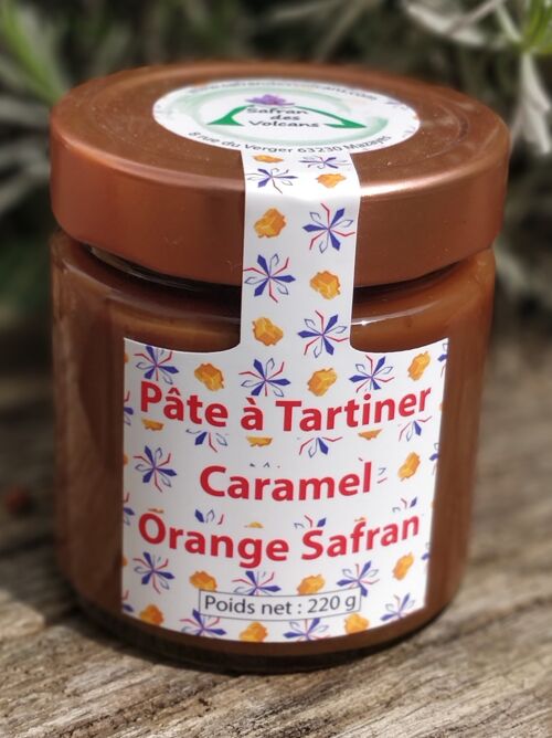 Pâte à tartiner Caramel Orange Safran 220g