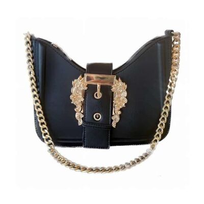 Black Italian-inspired baroque bag