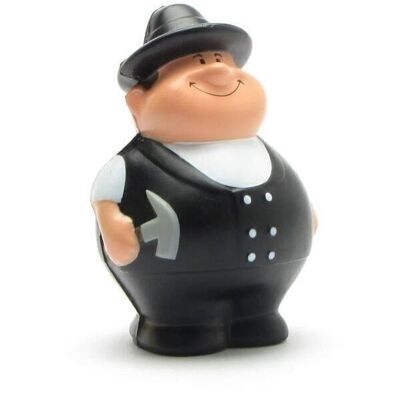 Mr. Bert - roofer Bert - palla antistress - figura schiacciata