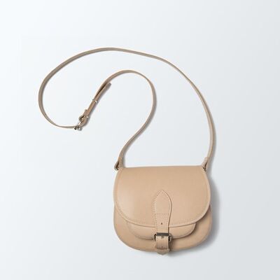 Small bag in natural vegetable leather