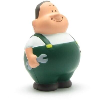 Mr. Bert - tournevis Bert (vert) - balle anti-stress - figurine écrasée