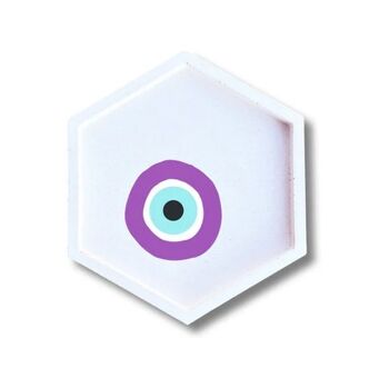 Vide poche blanc oeil Nazar Evil eye 5