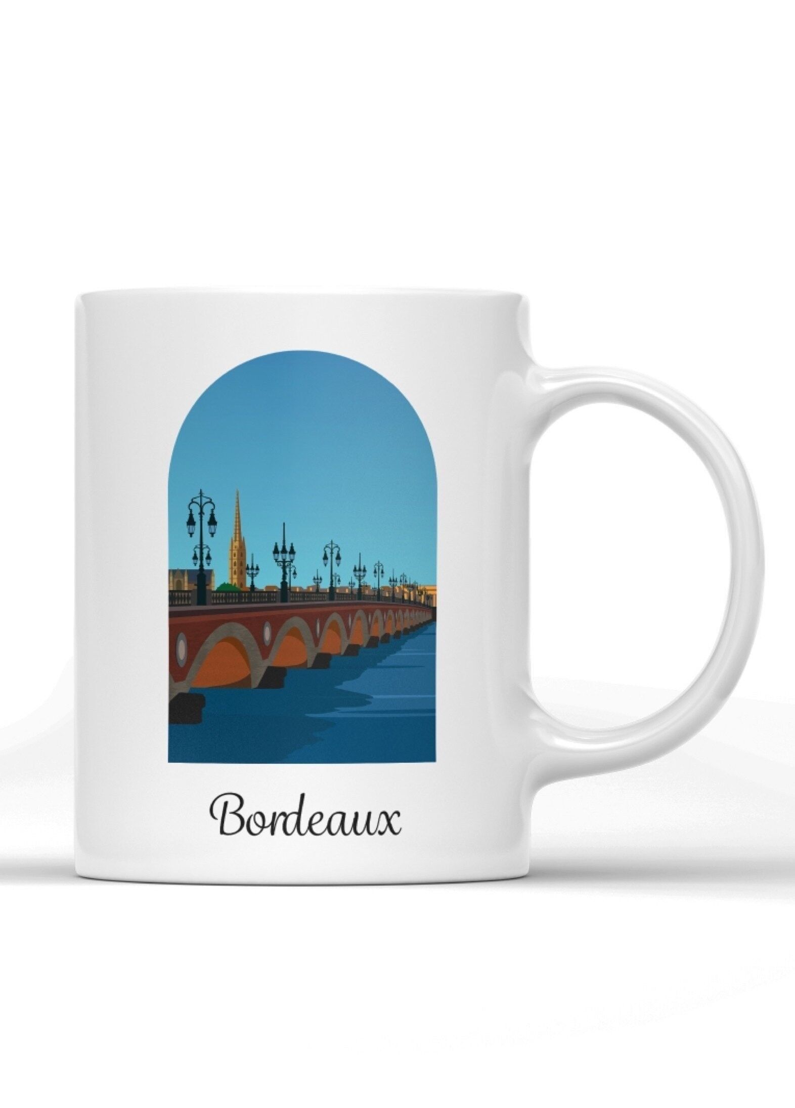 Boccale della città di Bordeaux - Ponte di pietra