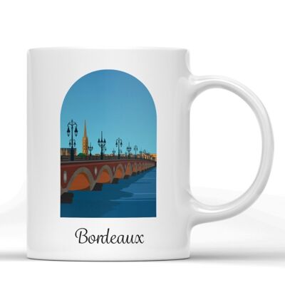 Mug of the city of Bordeaux - Stone bridge