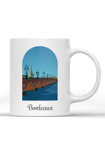 Mug de la ville de Bordeaux - Pont de pierre