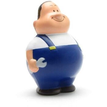 Mr. Bert - tournevis Bert (bleu) - balle anti-stress - figurine écrasée 2