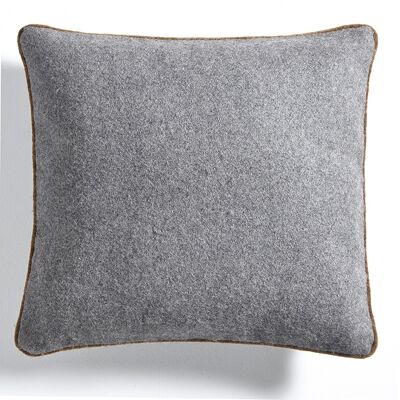 Cuscino in flanella grigio antracite - Tessuti lounge