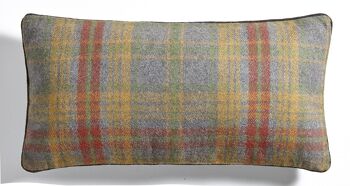 Coussin en Tweed Carreau multicolore – Lounge Fabrics 1
