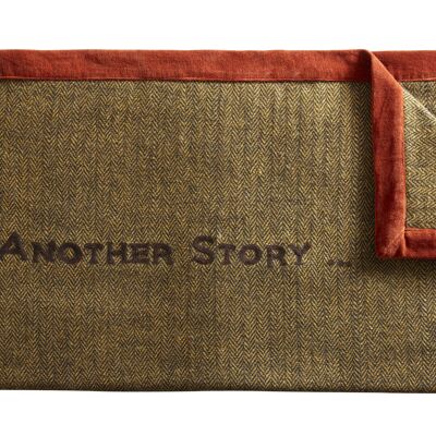 "Another Story ..." Curry Yellow Tweed Throw - Lounge Fabrics