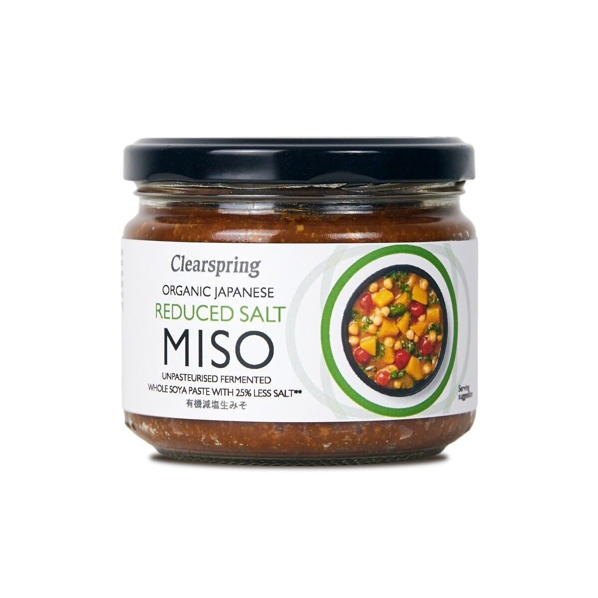 Miso biologico a ridotto contenuto di sale - vasetto (non pastorizzato) 270g - FR-BIO-09