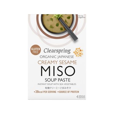 Miso soup with seaweed - creamy sesame 60g - FR-BIO-09