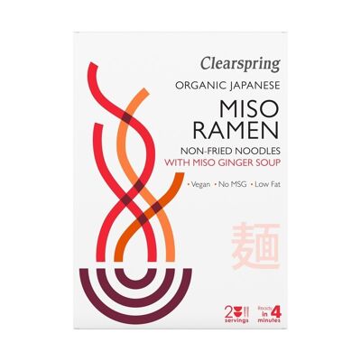 Organic ramen noodles with miso broth 210g - FR-BIO-09