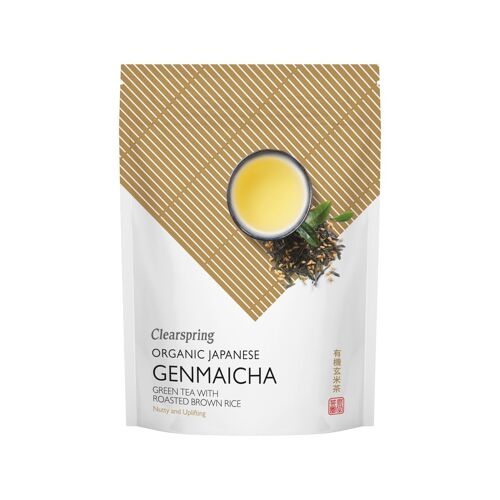 Thé vert et griz grillé bio genmaicha bio - grand sachet 90g - FR-BIO-09