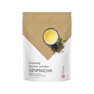 Organic green tea and grilled genmaicha - large bag 90g - FR-BIO-09