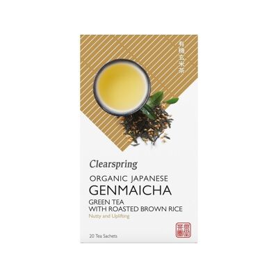 Green tea and organic genmaicha grilled rice - 20 tea bags 36g - FR-BIO-09