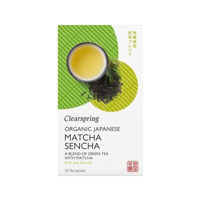 Organic sencha and matcha tea - 20 tea bags 36g - FR-BIO-09