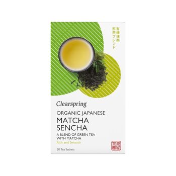 Thé sencha et matcha bio - 20 sachets à infuser 36g - FR-BIO-09 1