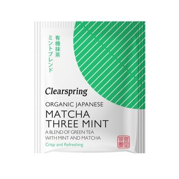 Thé matcha et menthe bio - 20 sachets à infuser 36g - FR-BIO-09 2