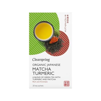 Matcha-Tee und Bio-Kurkuma - 20 Teebeutel 36g - FR-BIO-09