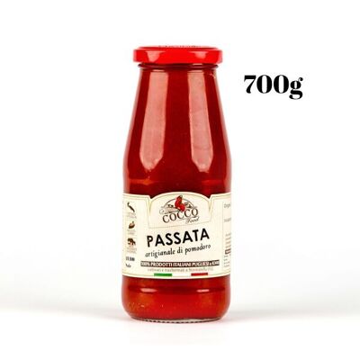Full-bodied Artisan Tomato Puree 700g - Ideal for Pasta and Pizza