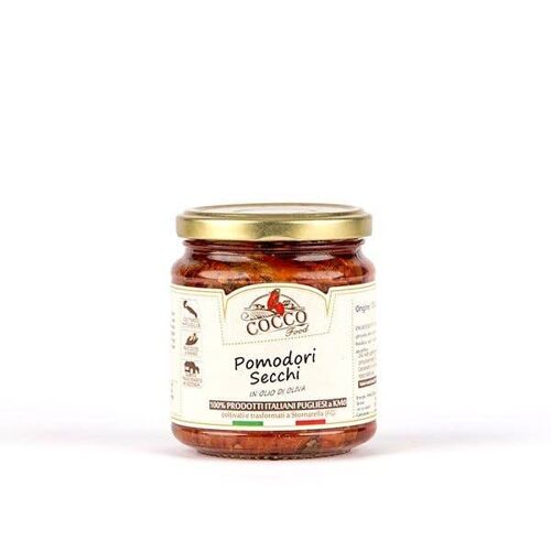 Pomodori Secchi Con Olio Di Oliva- Prodotto Italiano