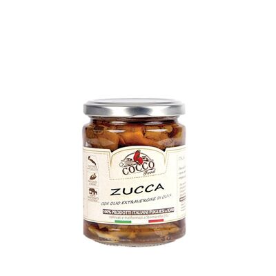 Zucca Con Olio Extravergine Di Oliva - Prodotto genuino e artigianale, dal sapore dolciastro e dal profumo intenso