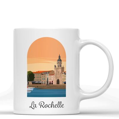 Mug illustration de la ville de La Rochelle - 2