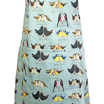 Beautiful birds apron