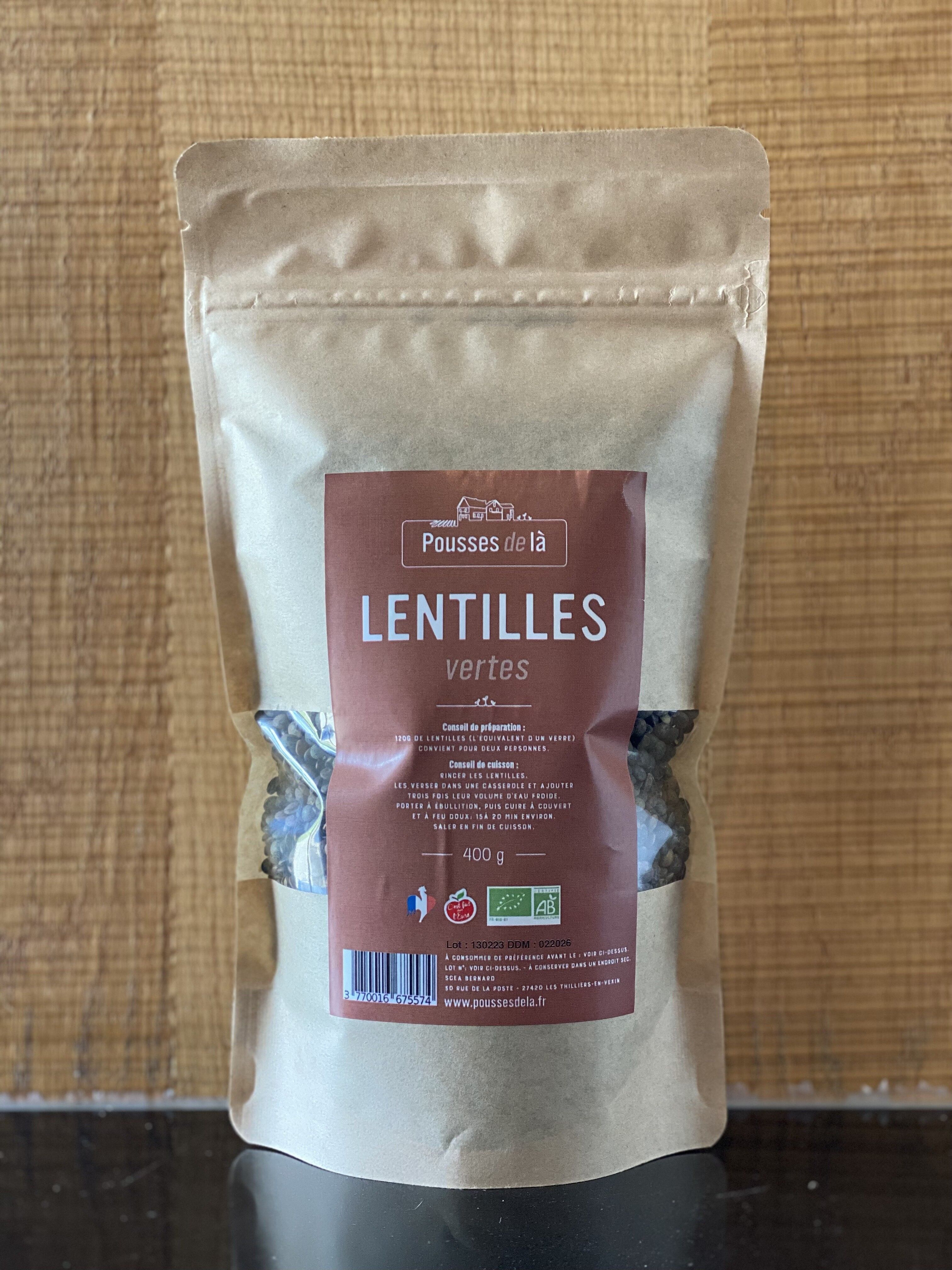 LENTICCHIA VERDE BIO 400G