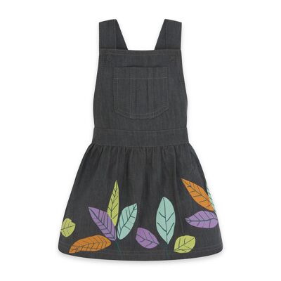 Pichi gris denim hojas niña in the jungle - 11329688