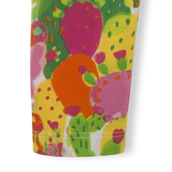 Legging imprimé cactus multicolore fille funcactus - 11329128 3